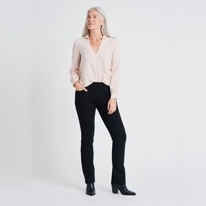 Betabrand Straight Leg 7-pocket Yoga Denim Pants